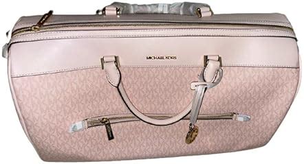 michael kors travel large duffle bag in pvc signature|Michael Kors duffle bag outlet.